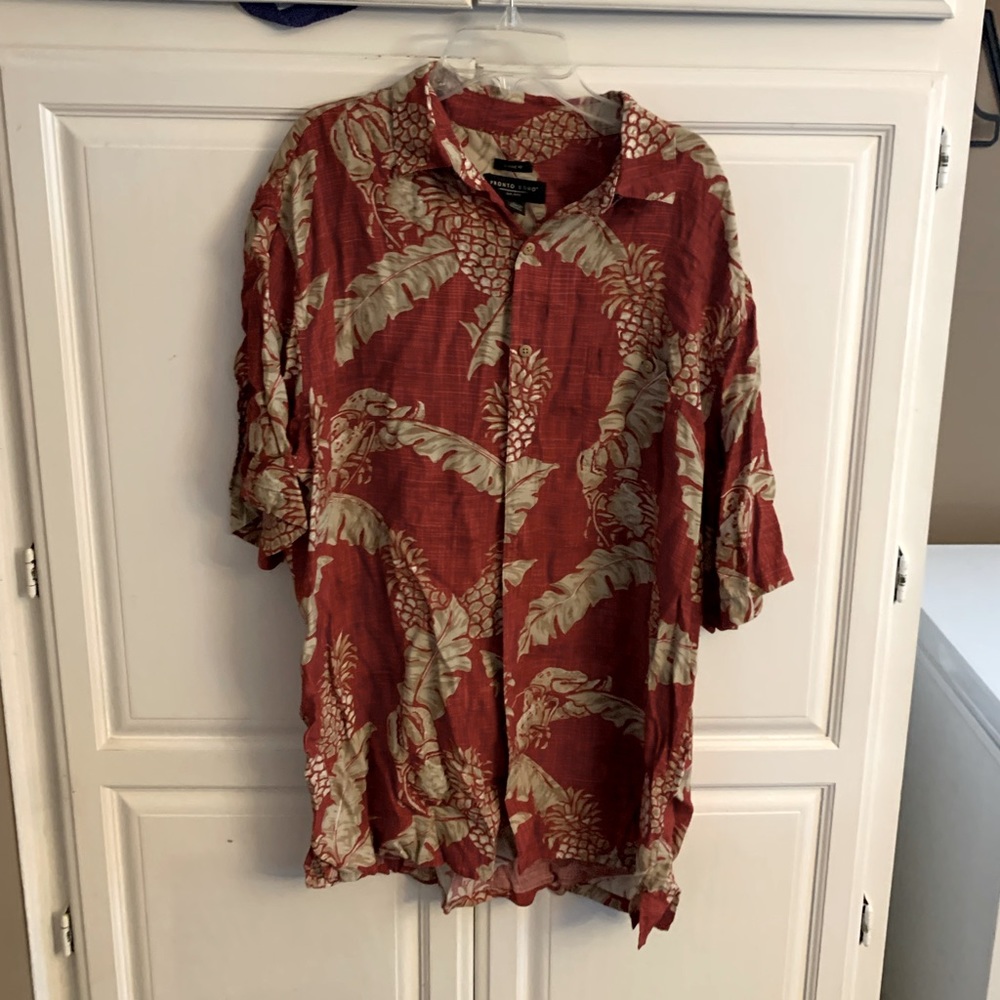 Red , Promo Uomo , Large Short Sleeve Shirt